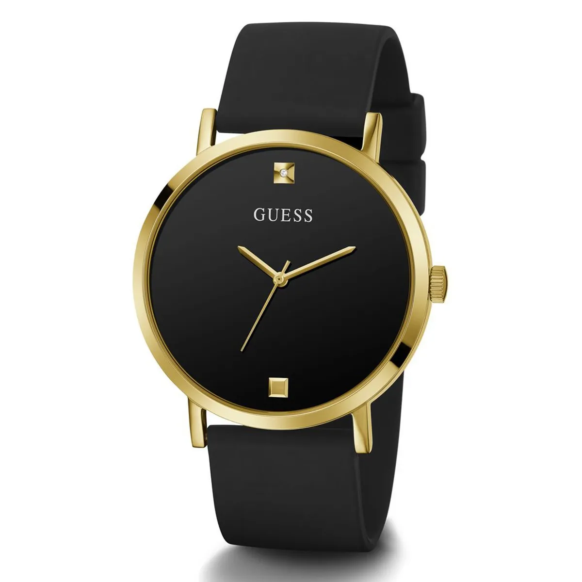 GUESS - Reloj Guess Hombre SUPERNOVA. Reloj Silicona Negro W1264G1