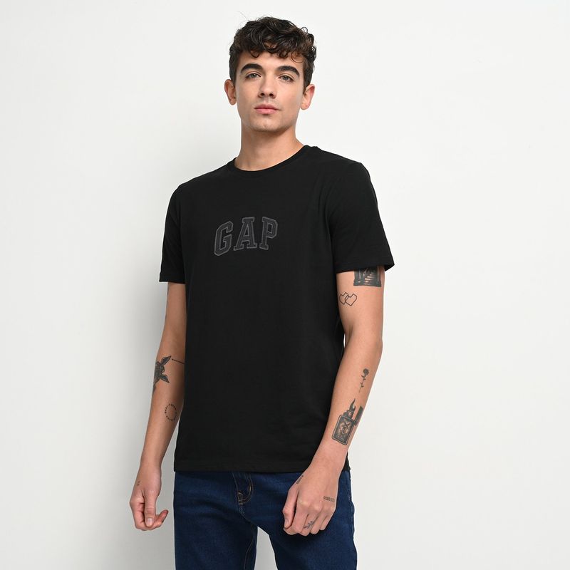 GAP - Camiseta Hombre Manga corta Con Logo de Algodón GAP