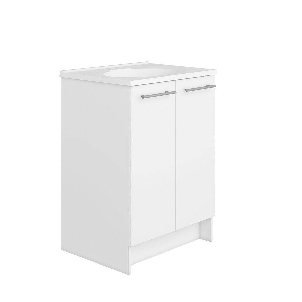 BERTOLINI - Mueble de Baño Moderno en Aglomerado MDP (Incluye Lavamanos) Atlanta 85 x 62 x 21 cm Bertolini