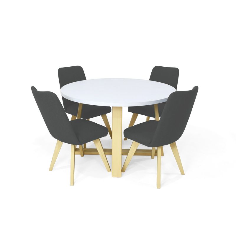 MICA - Juego de comedor MIBU EVERE 4 Puestos.