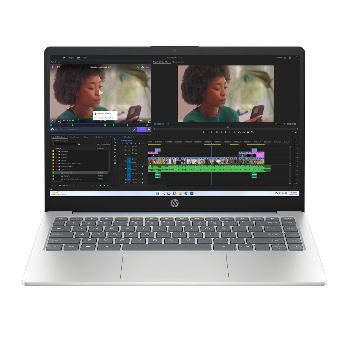 HP - Portátil  HP | AMD Ryzen 5 | 8GB RAM | 512GB SSD Almacenamiento |Windows 11 | 14 pulgadas | 14-em0017la | Computador portátil