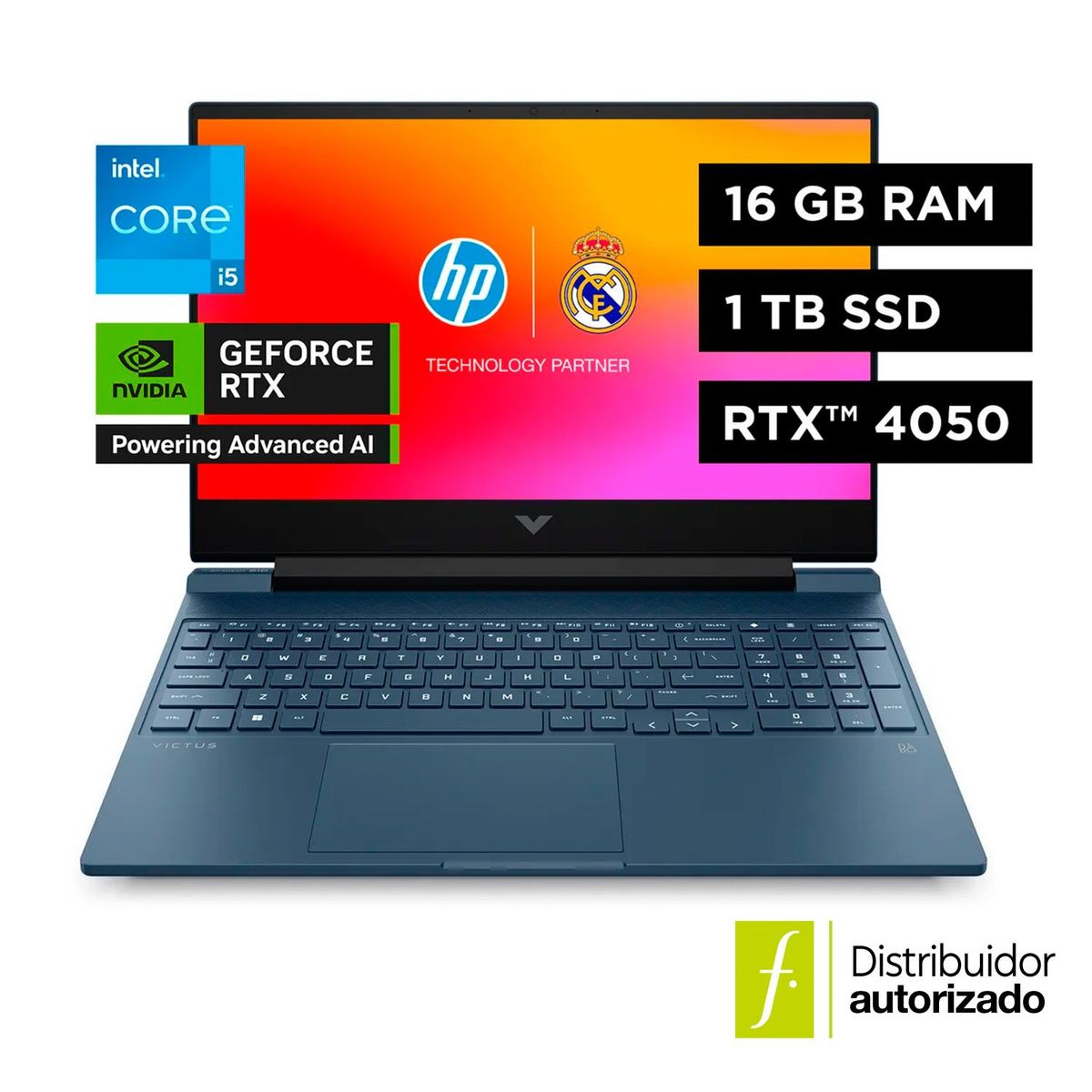 HP - Portátil HP Victus Gaming | Intel Core i5 |  16GB RAM | 1TB SSD Almacenamiento | 15-fa1098la | NVIDIA GeForce RTX 4050 