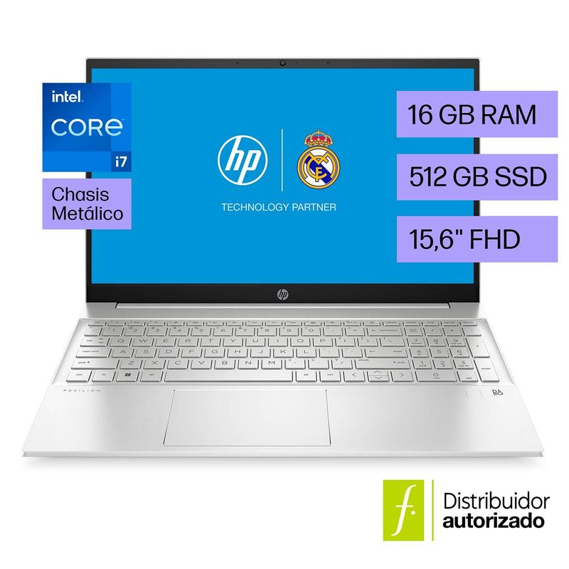 HP - Portátil HP Pavilion | Intel Core i7 | 16GB RAM | 512GB SSD Almacenamiento| Windows 11 | 15.6 pulgadas | 15-eg2522la | Computador portátil