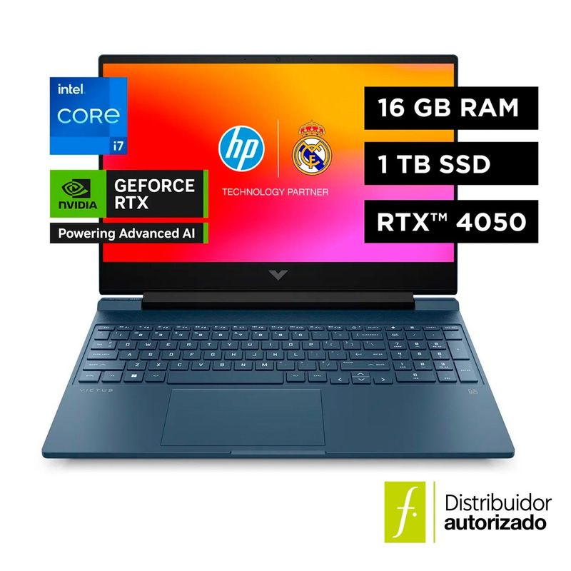 HP - Portátil HP Victus Gaming | Intel Core i7 | 16GB RAM | 1TB SSD Almacenamiento| Windows 11 | 15.6 pulgadas | 15-fa1097la | Computador portátil | NVIDIA GeForce RTX 4050
