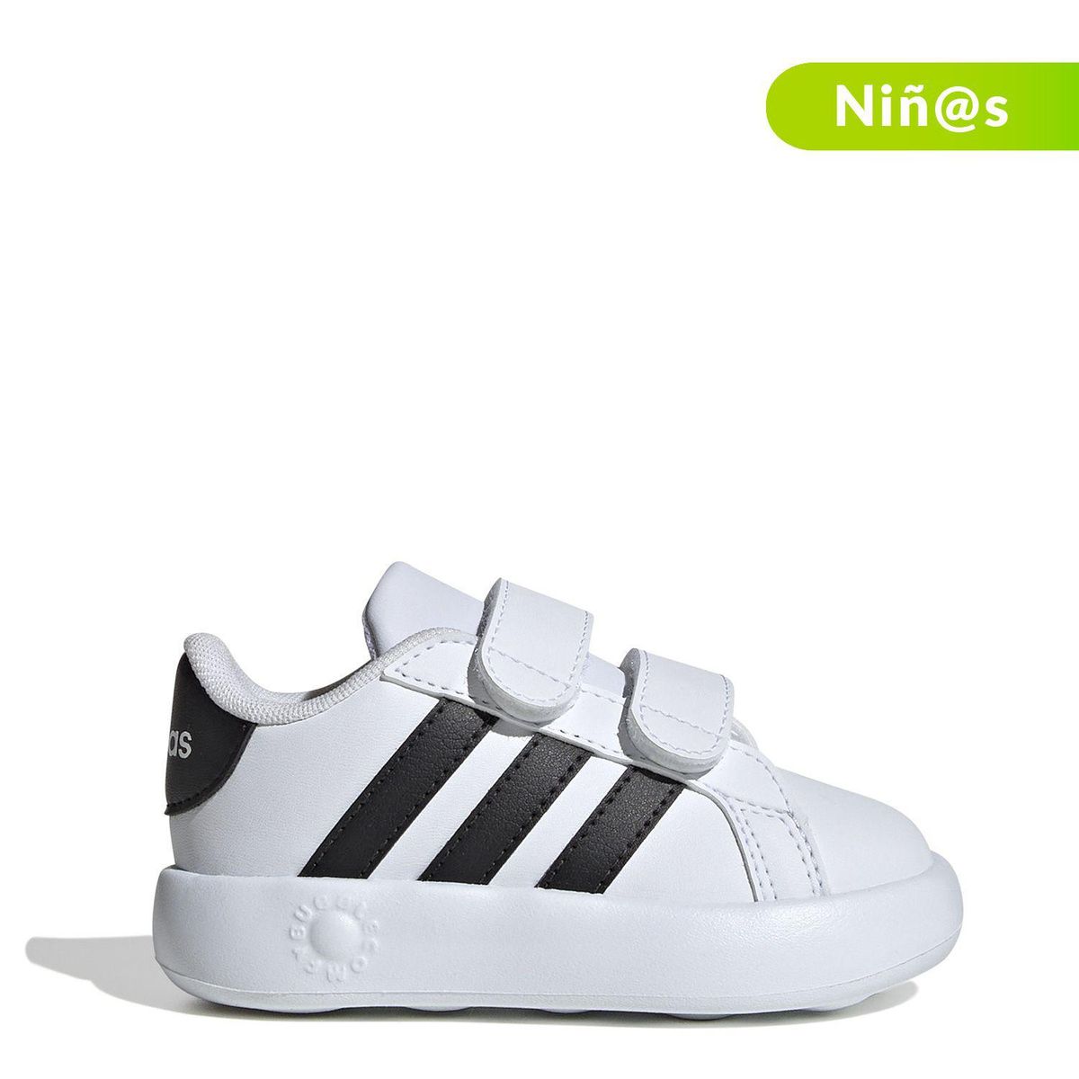 ADIDAS - Tenis moda Adidas Grand Court para Niño con Velcro
