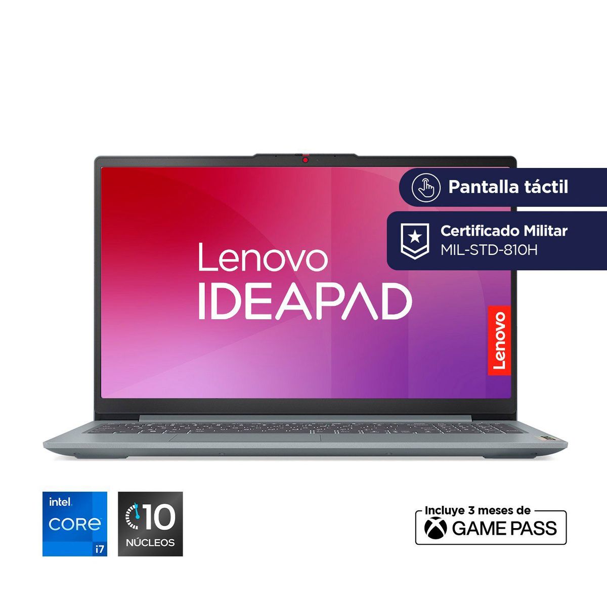 LENOVO - Portátil Lenovo Ideapad Slim 3 | Intel Core i7 Serie H | 16GB de RAM | 512GB SSD de Almacenamiento | Windows 11 | Pantalla 15.6 pulgadas Touch| IP Slim 3 | Computador Portátil