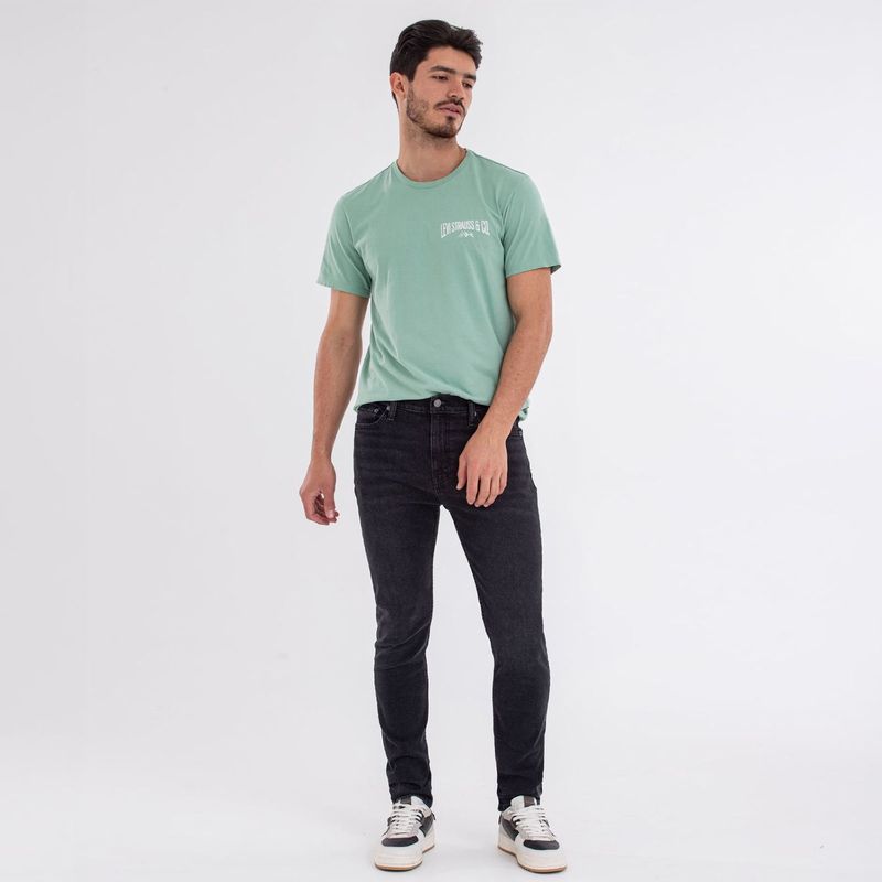 LEVIS - Jean 5 Bolsillos Hombre Skinny 510 de Algodón Levis