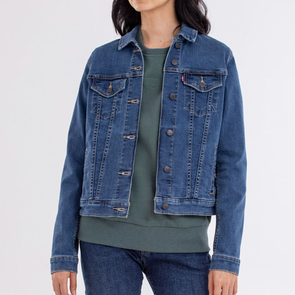 LEVIS - Chaqueta de jean Mujer Denim de Algodón Levis