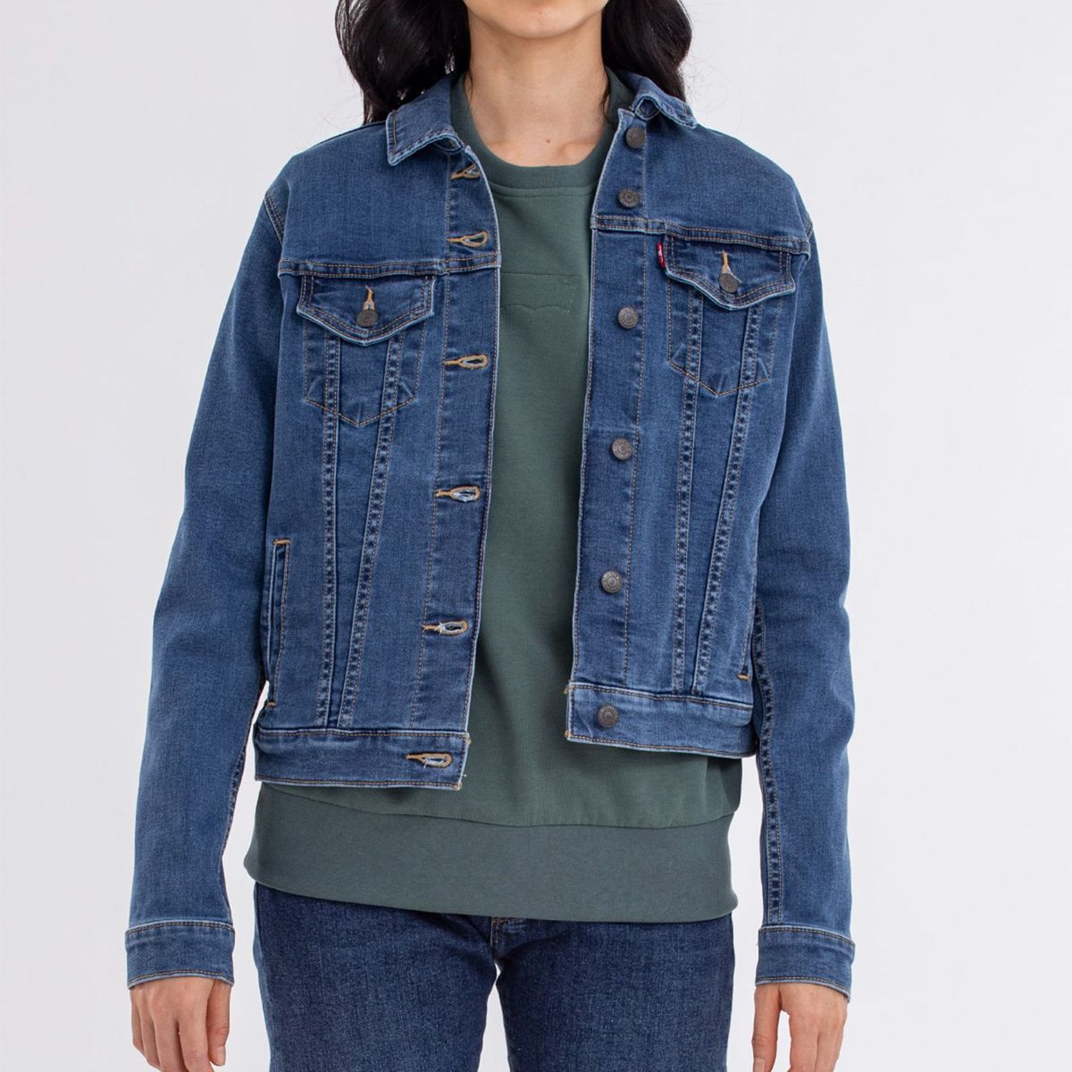 LEVIS - Chaqueta de jean Mujer Denim de Algodón Levis