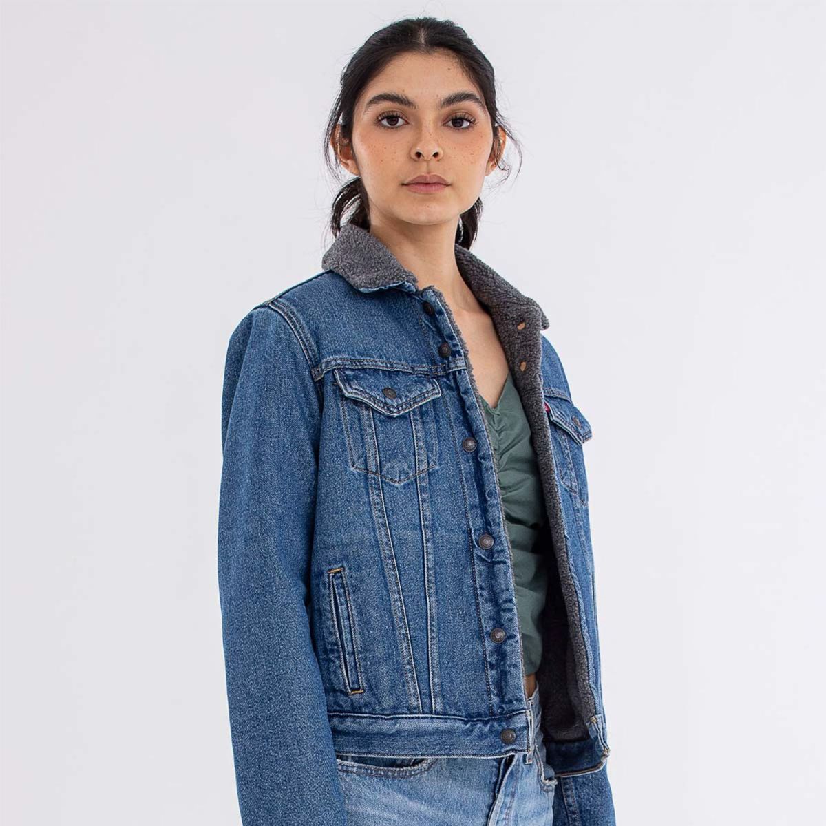 LEVIS - Chaqueta Ovejera Mujer de Algodón Levis