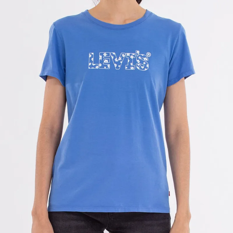 LEVIS - Camiseta Mujer con Estampado Manga corta de Algodón Levis