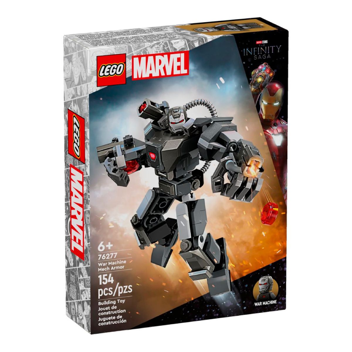 LEGO - Set de Lego Armadura Maquina Guerra por 154 Piezas para mayores 6 años