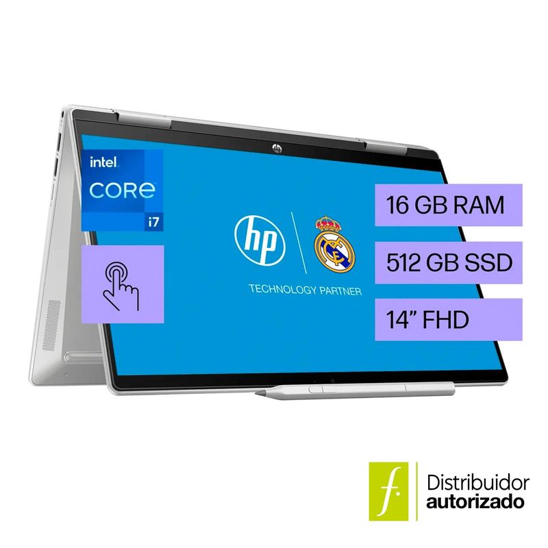 HP - Portátil HP Pavilion | Intel® Core 7 | 16GB RAM | 512GB SSD Almacenamiento| Windows 11 | 14 pulgadas | 14-ek2002la| Computador portátil