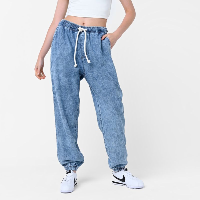 DENIMLAB - Jean Jogger Mujer Tiro medio Denimlab