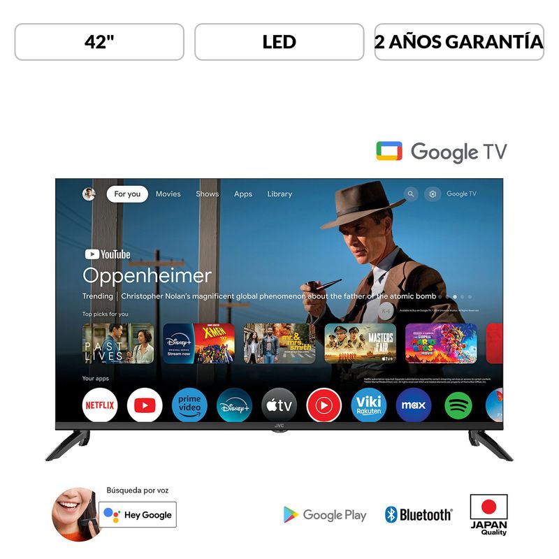 JVC - Televisor JVC | 42 pulgadas LED FHD | LT-42KD448