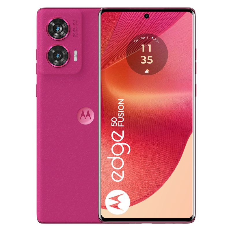 MOTOROLA - Celular Motorola Edge 50 Fusion 256GB | 8GB RAM | Cámara posterior 50MP | Cámara frontal 32MP | Pantalla 6.7 pulgadas + Qualcomm Snapdragon 6 Gen 1