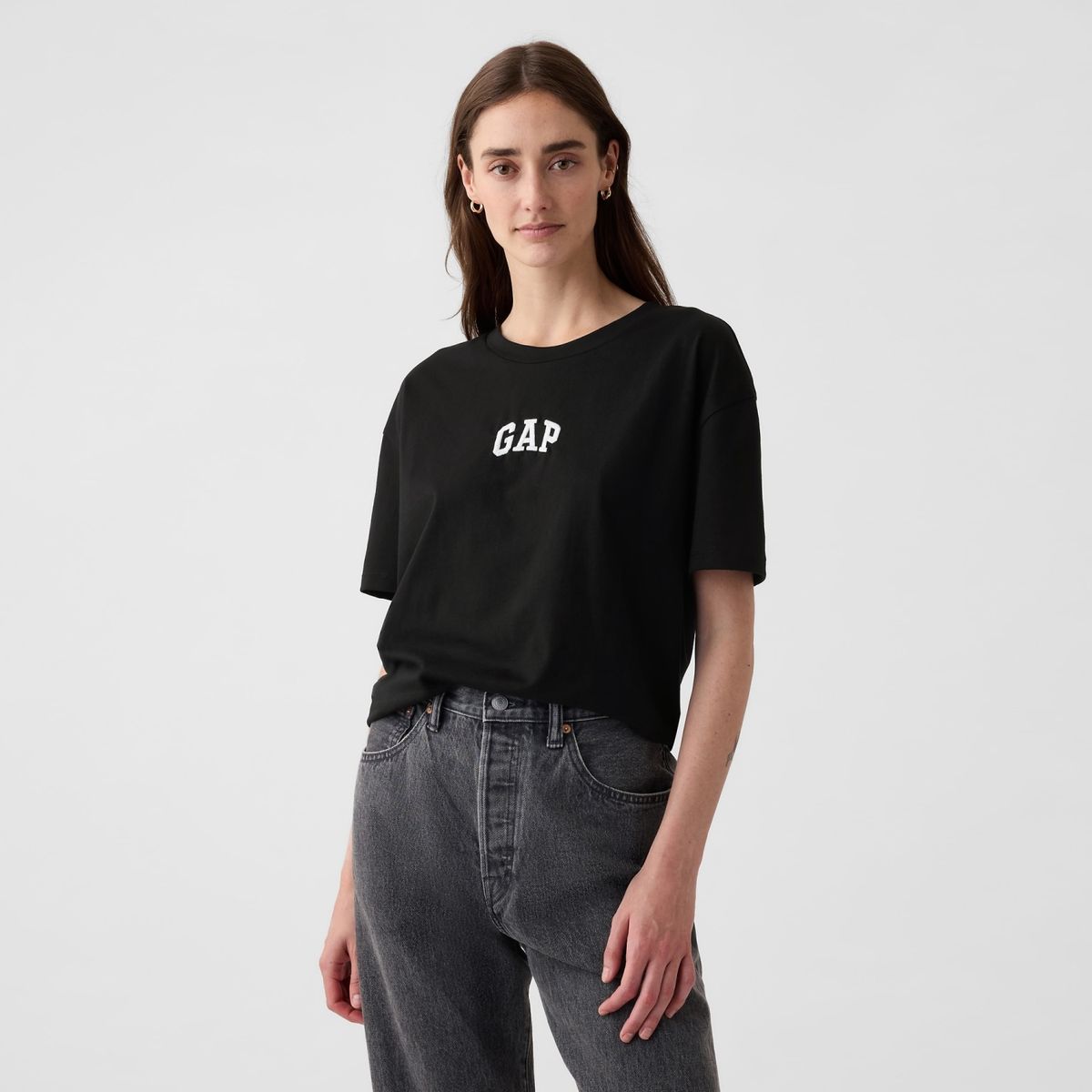 GAP - Blusa Manga Corta Casual Con Estampado Para Mujer Algodón Gap