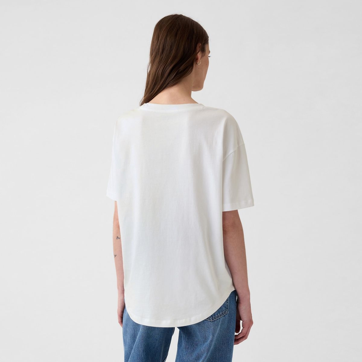 GAP - Blusa Manga Corta Casual Con Estampado Para Mujer Algodón Gap