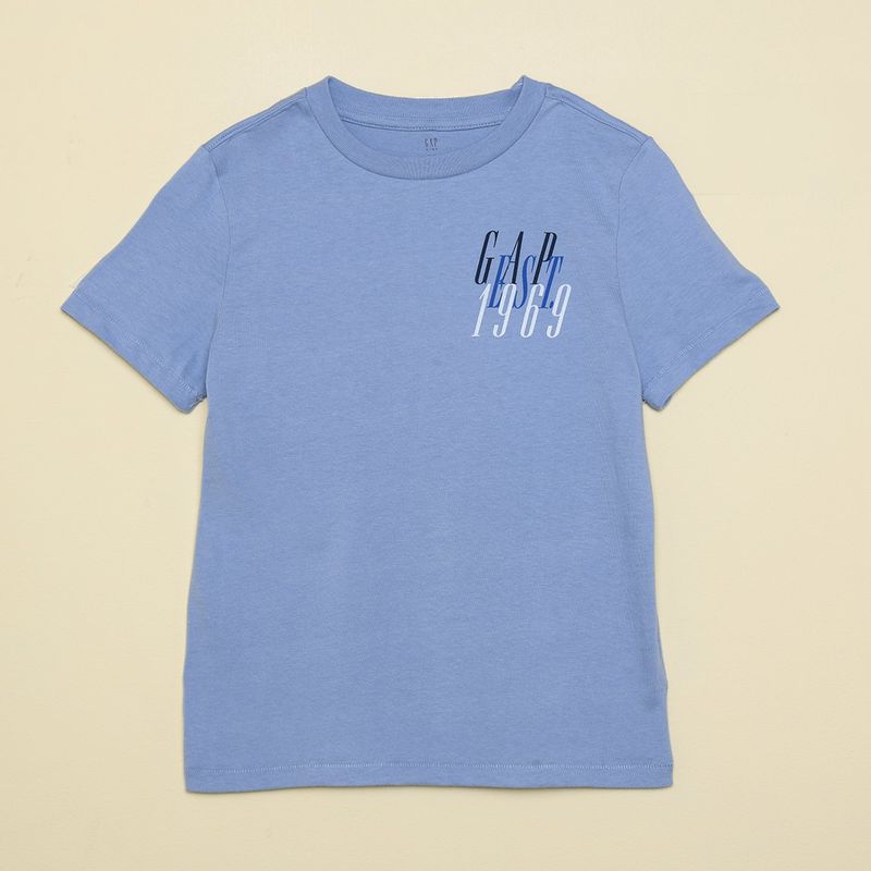 GAP - Camiseta Niño con Logo Manga corta Algodón GAP