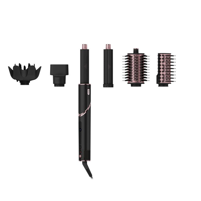 SHARK - Multiestilizador Shark Flexstyle Cabello Liso y Rizado | 6 accesorios | Seca, Alisa y Ondula | HD440BK