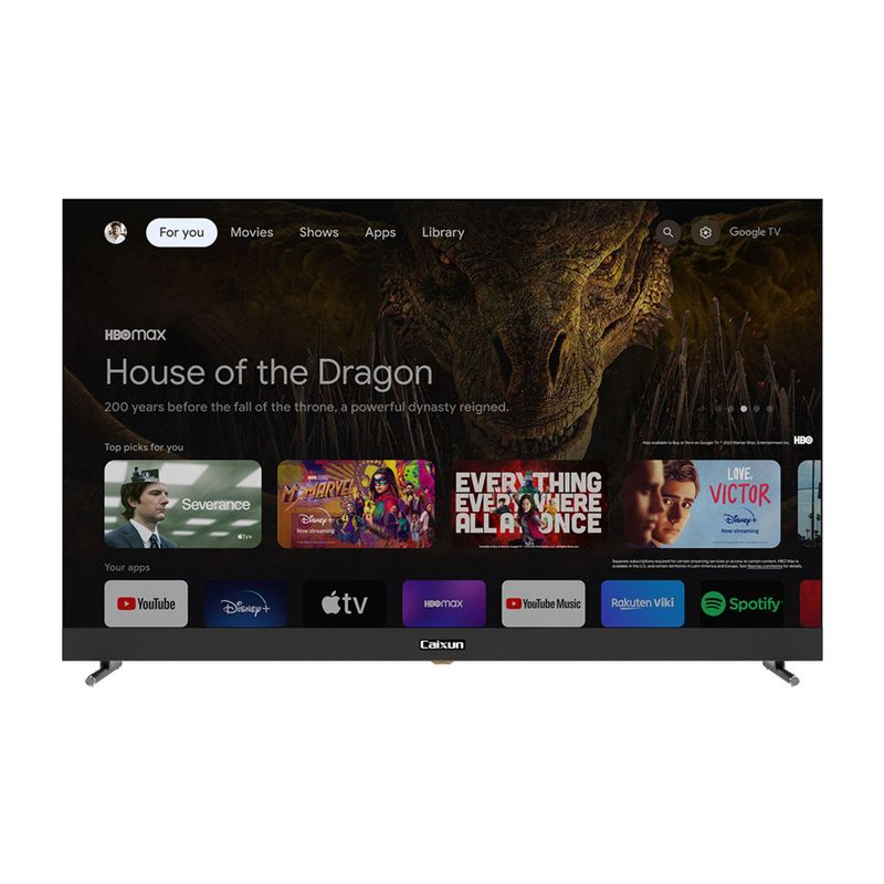CAIXUN - Televisor Caixun | 55 pulgadas LED 4K UHD | C55VSUG