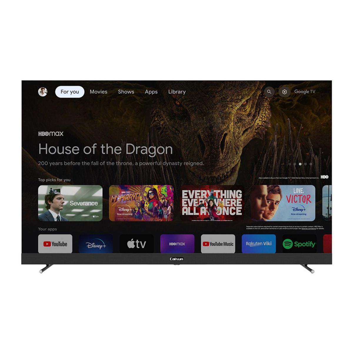 CAIXUN - Televisor Caixun | 65 pulgadas LED 4K UHD | C65VSUG