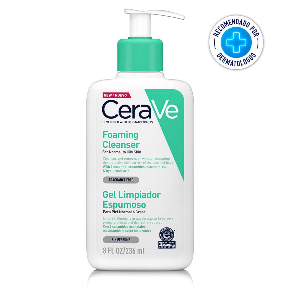 CERAVE - Limpiador CeraVe Para Piel Mixta 236ml