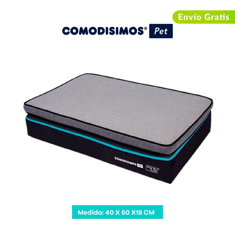 COMODISIMOS - Cama para Perros Semifirme Resortado con Funda Lavable Cozy Comodisimos