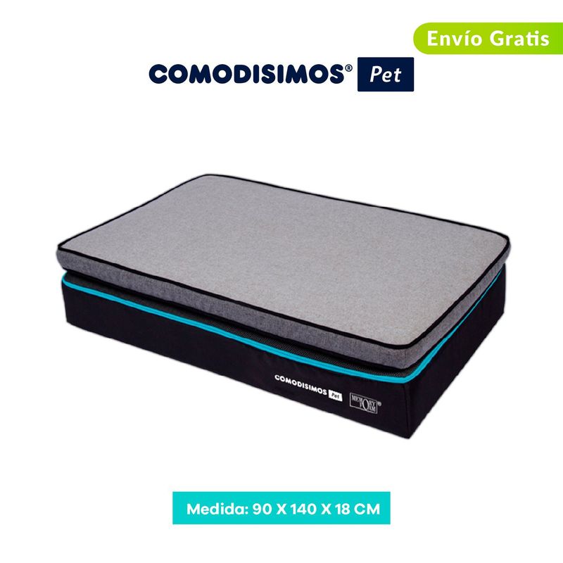 COMODISIMOS - Cama para Perros Semifirme Resortado con Funda Lavable Cozy Comodisimos