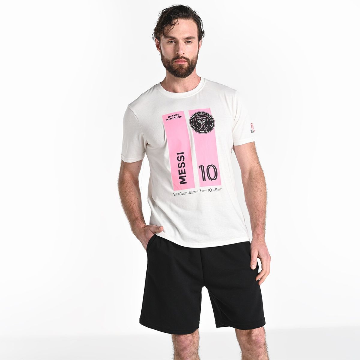  - Camiseta Deportiva Hombre Messi Manga corta Fútbol 