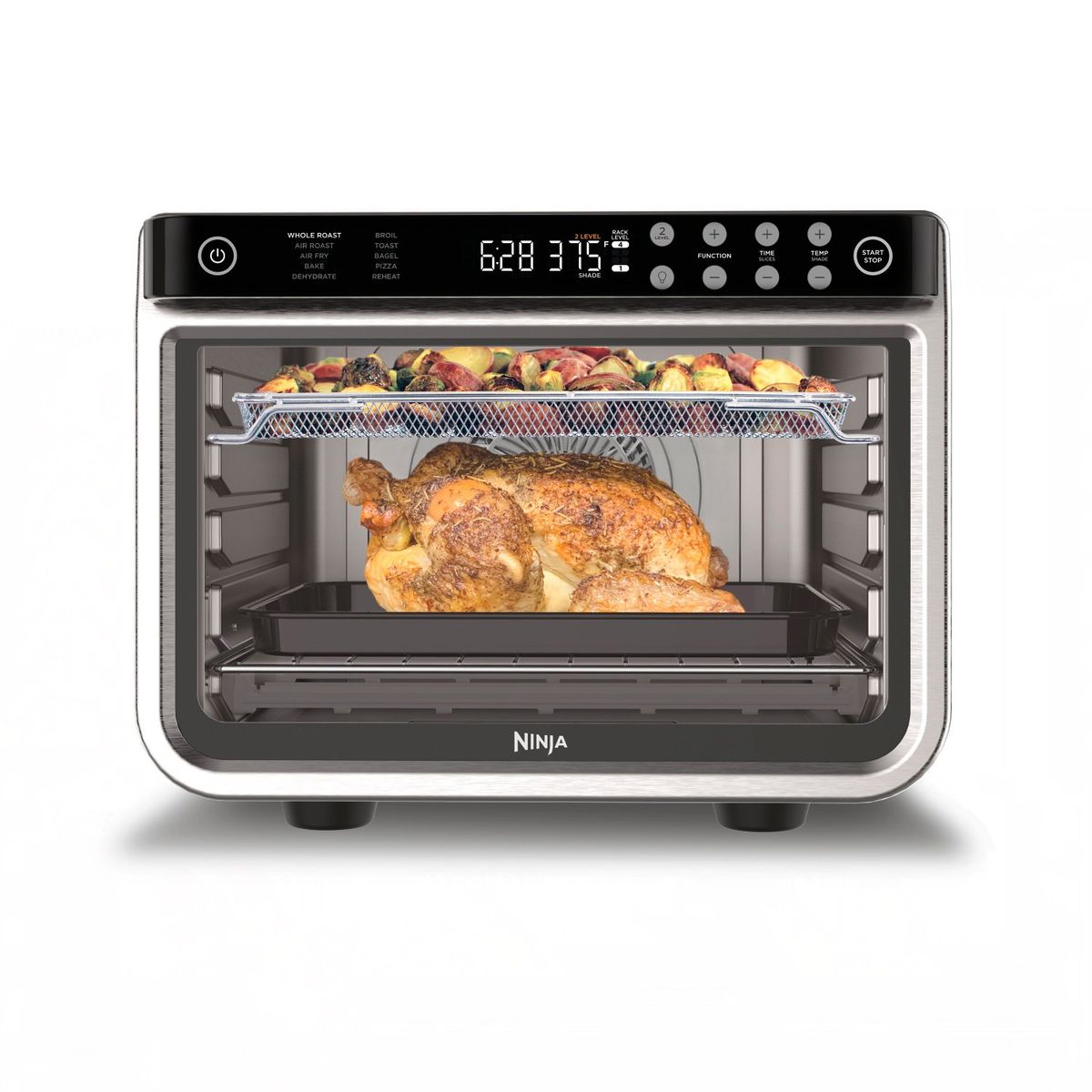 NINJA - Horno 10 en 1 XL Foodi Pro Air Fry Digital 1800watts Ninja DT201