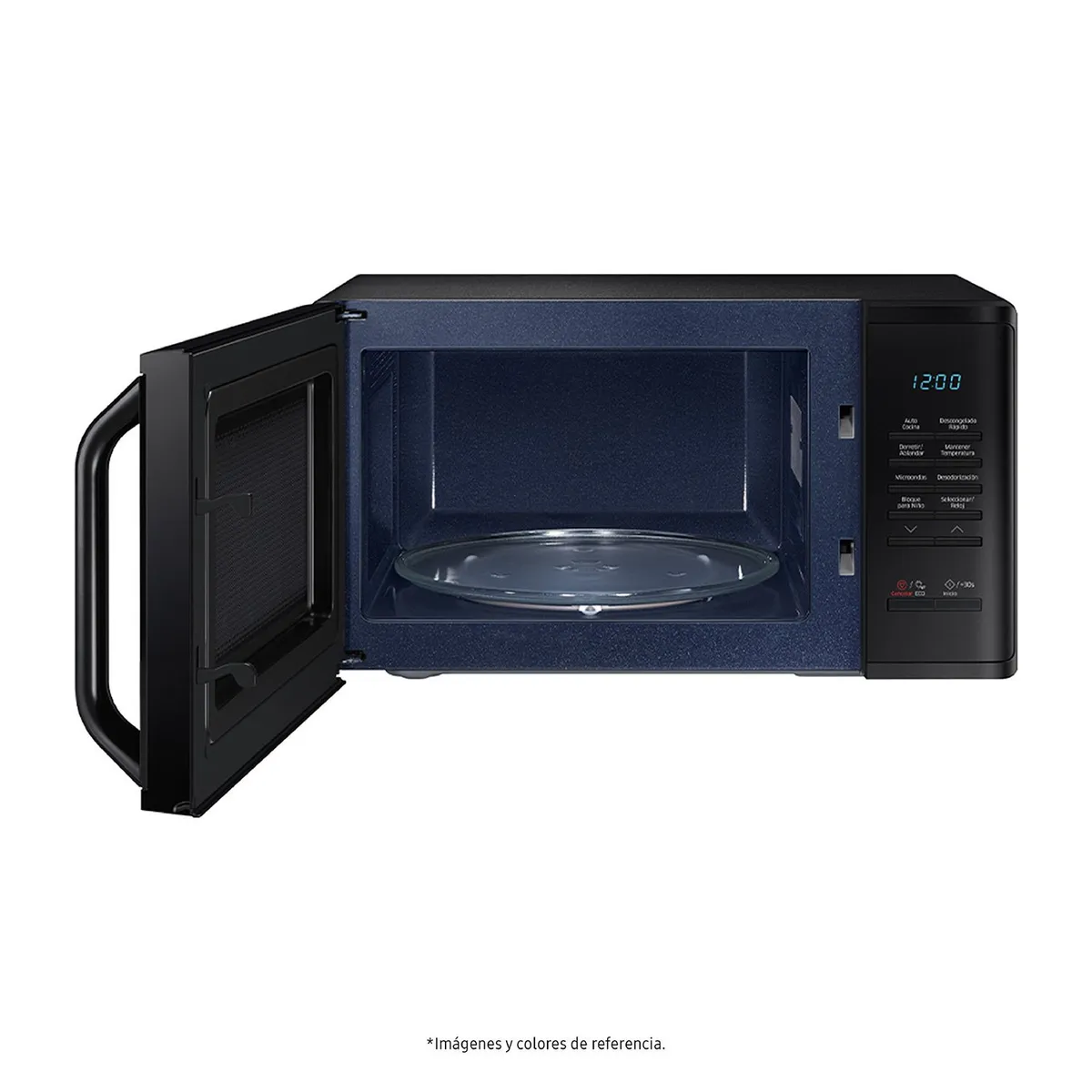 SAMSUNG - Horno microondas Samsung 23 lt MS23K3513AK/CO 23 Lts con Descongelado Rápido