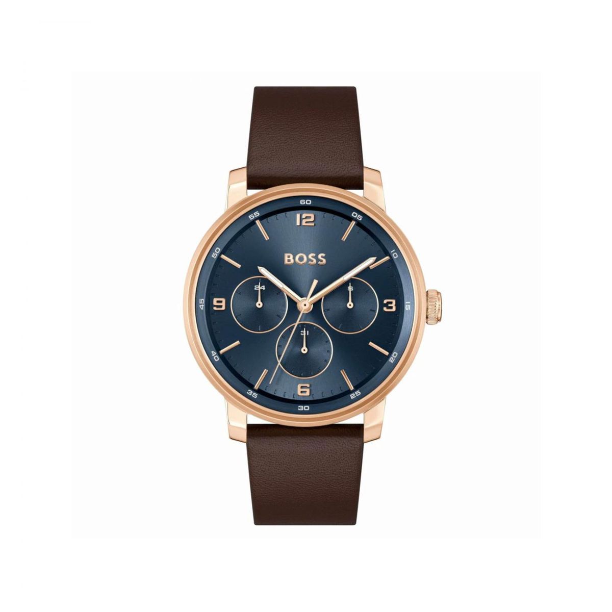 HUGO BOSS - Reloj Hugo Boss para Hombre 1514126 . Reloj Análogo Cuero Marrón