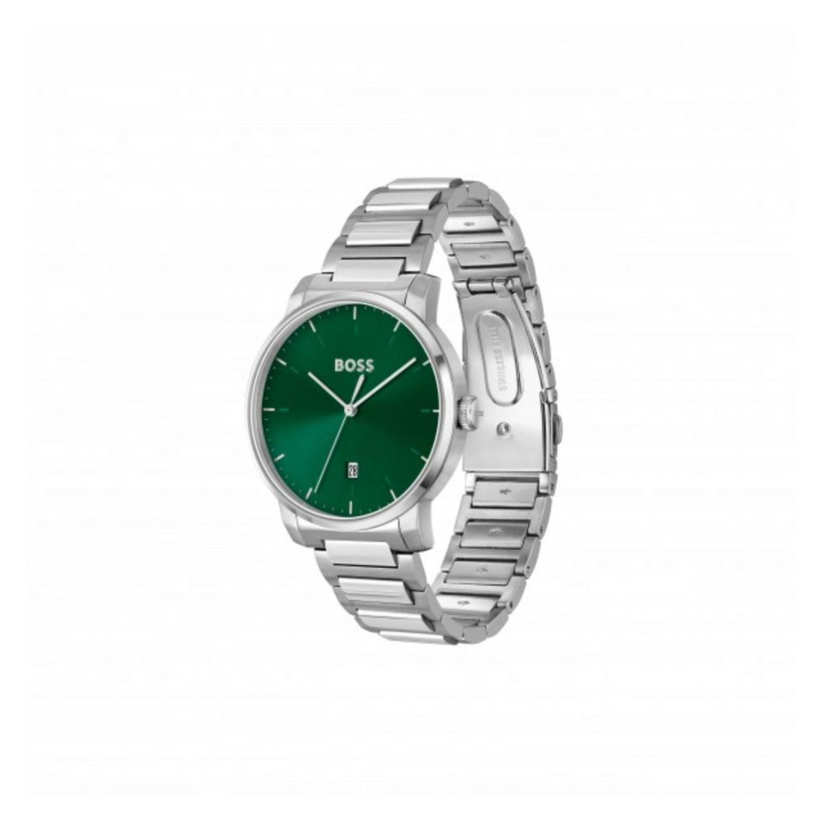 HUGO BOSS - Reloj Hugo Boss para Hombre Dean . Reloj Análogo Acero inoxidable Plateado