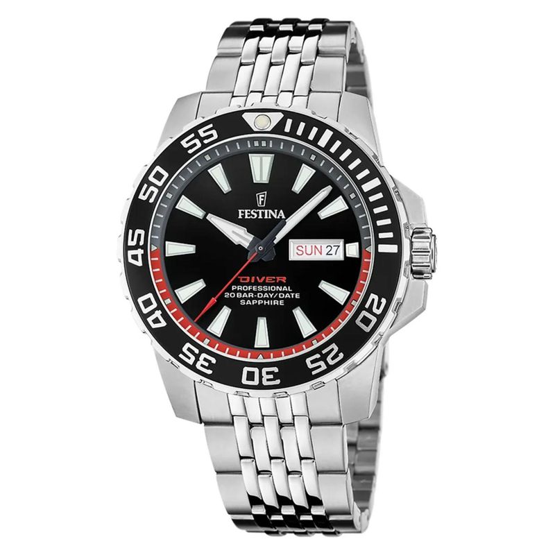 FESTINA - Reloj Festina para Hombre The Originals . Reloj Análogo Acero inoxidable Plateado