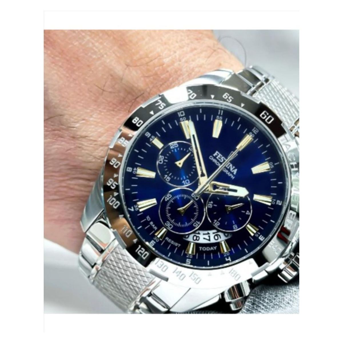 FESTINA - Reloj Festina para Hombre Timeless . Reloj Análogo Acero inoxidable Plateado