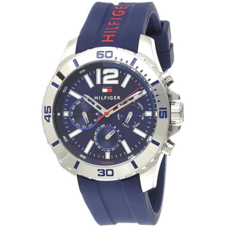 TOMMY HILFIGER - Reloj Tommy Hilfiger para Hombre 1792111 . Reloj Análogo Cuero Azul