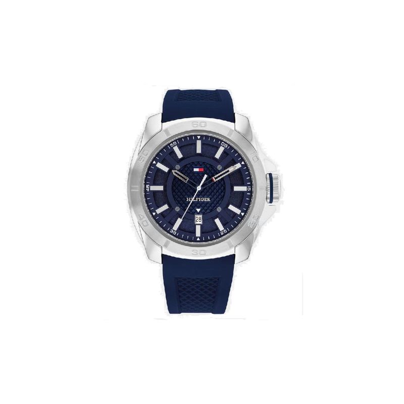 TOMMY HILFIGER - Reloj Tommy Hilfiger para Hombre 1792134 . Reloj Análogo Silicona Azul