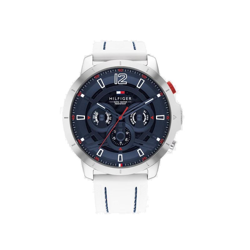TOMMY HILFIGER - Reloj Tommy Hilfiger para Hombre 1792148 . Reloj Análogo Silicona Blanco