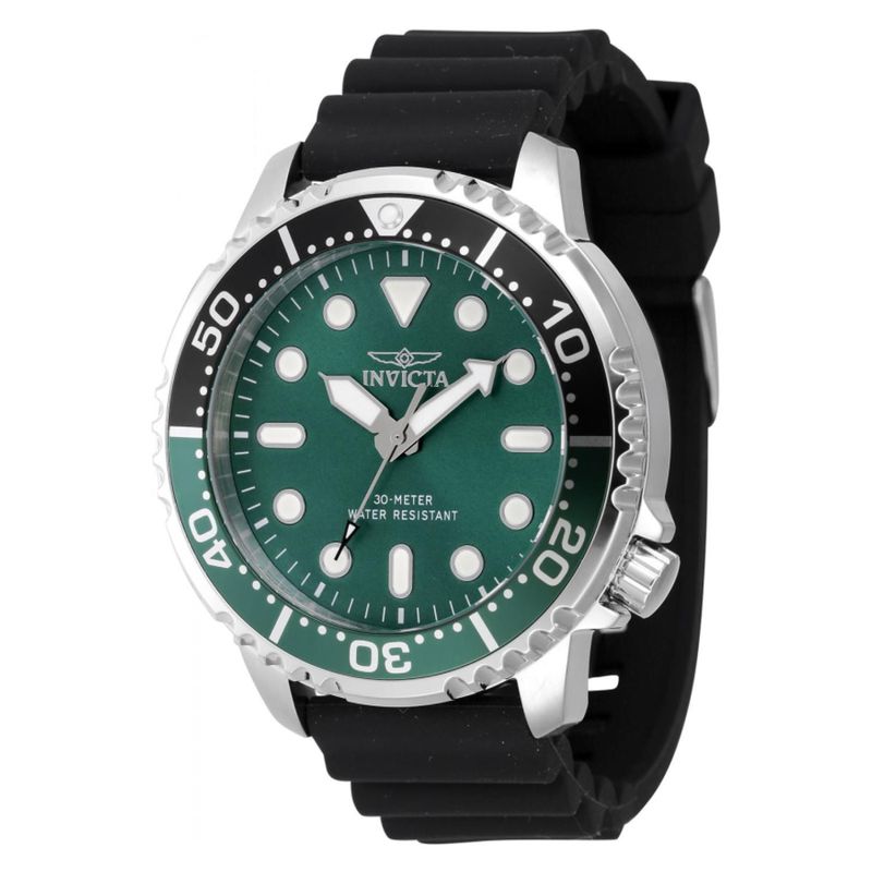 INVICTA - Reloj Invicta para Hombre Pro Diver . Reloj Análogo Silicona Negro