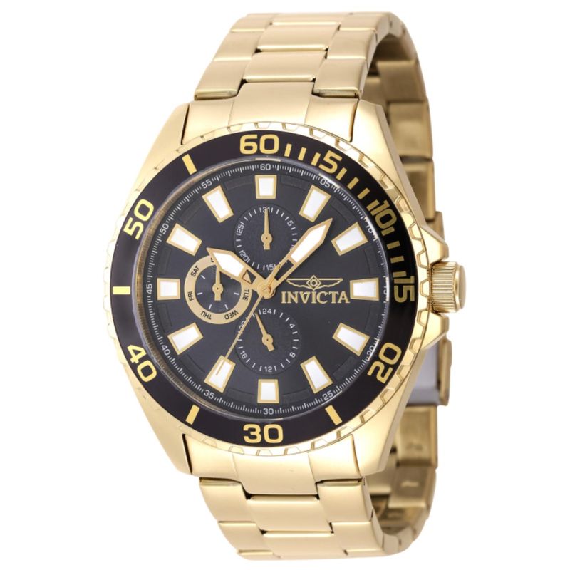 INVICTA - Reloj Invicta para Hombre Pro Diver . Reloj Análogo Acero inoxidable Dorado
