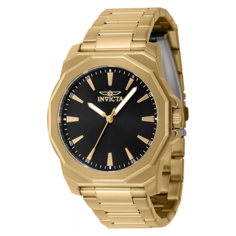 INVICTA - Reloj Invicta para Hombre Speedway . Reloj Análogo Acero inoxidable Dorado