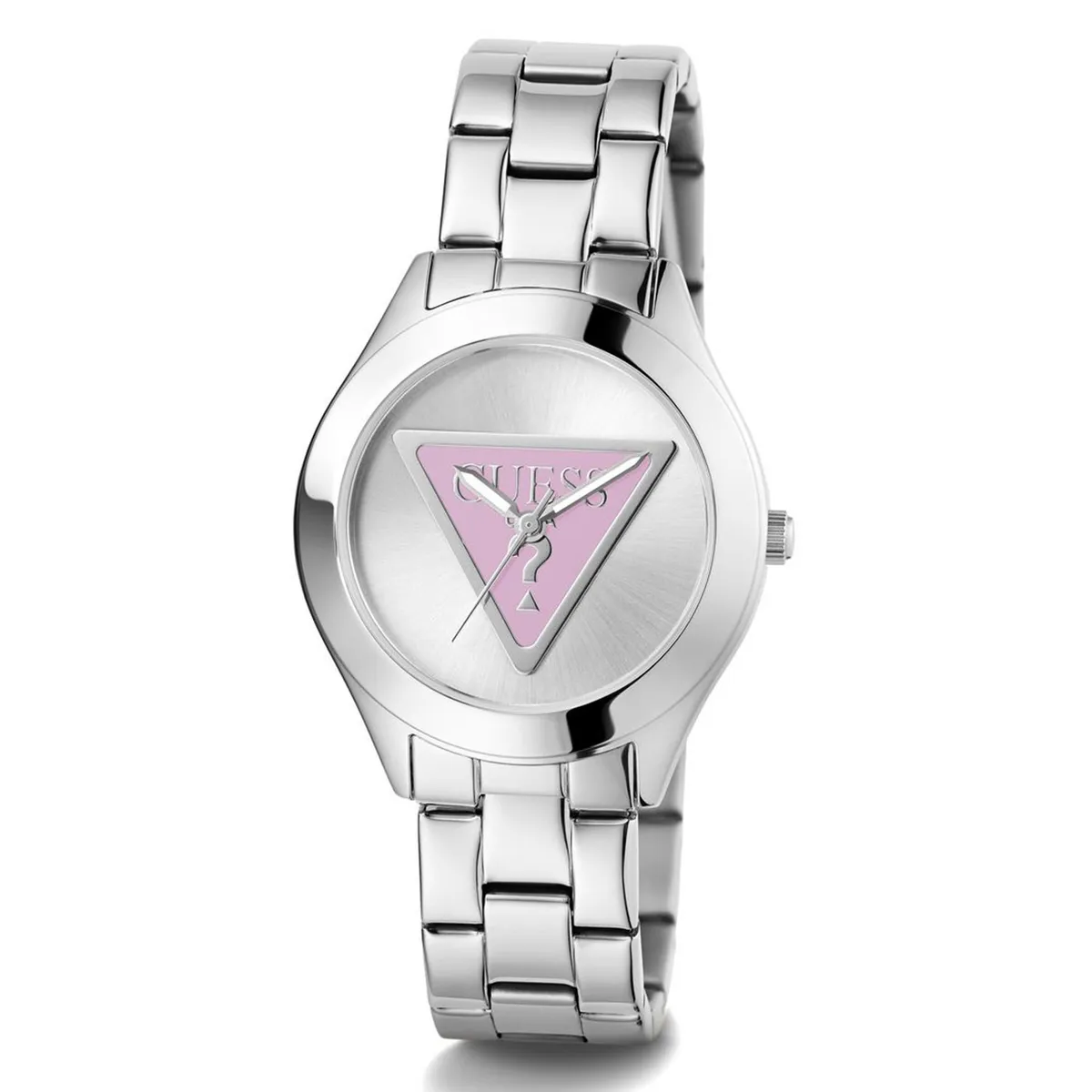 GUESS - Reloj Guess Mujer TRI PLAQUE. Reloj Acero inoxidable Plateado GW0675L1