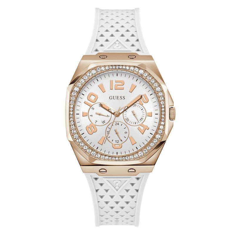 GUESS - Reloj Guess Mujer ZEST. Reloj Silicona Blanco GW0694L3