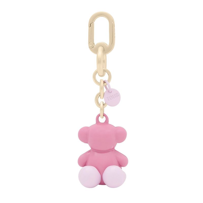 TOUS - Llavero metal rosa Bold Bear