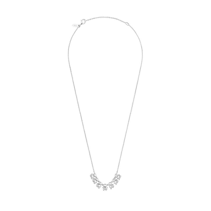 TOUS - Collar corto de plata y detalle Bold Bear
