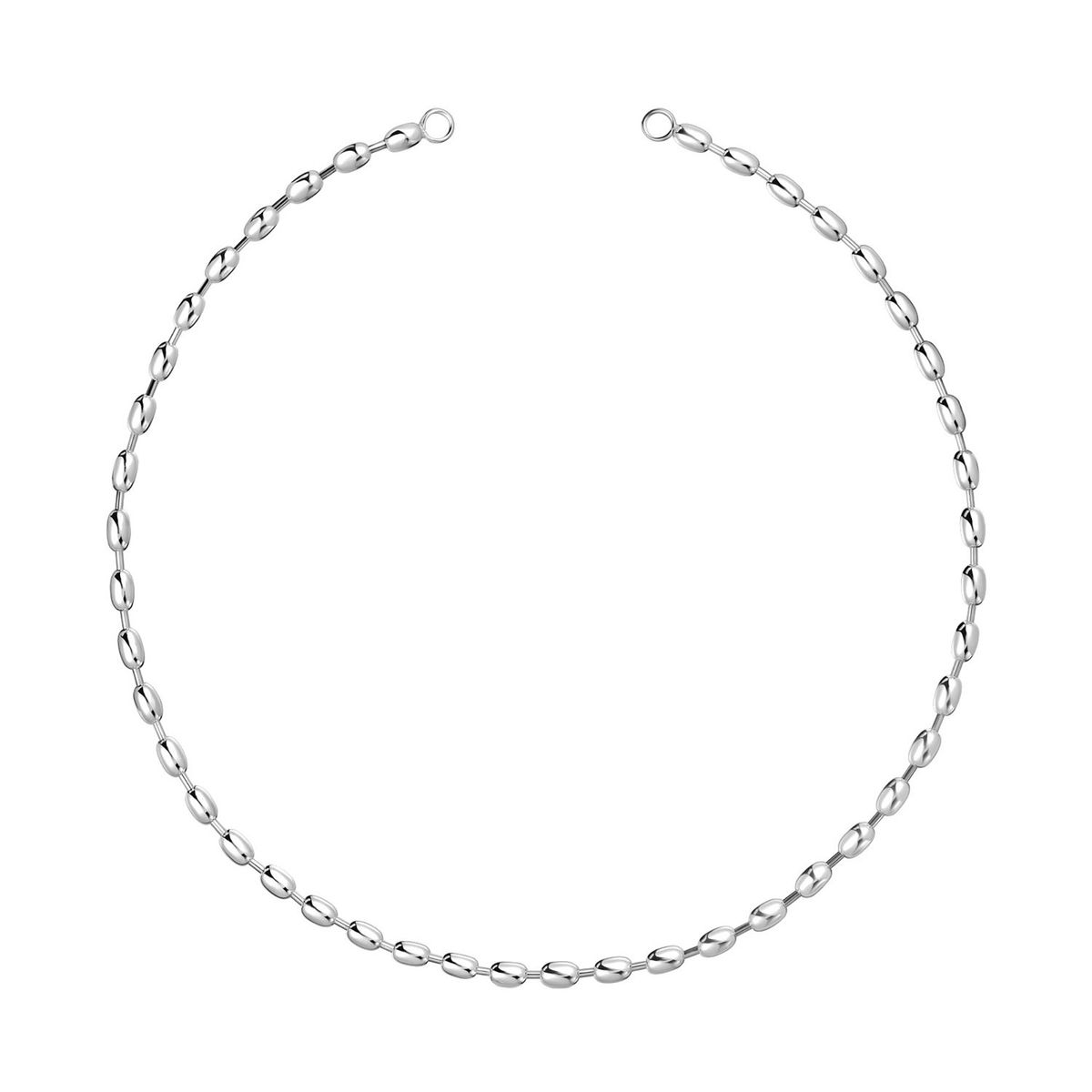 TOUS - Gargantilla de plata con motivos bola 42 cm Hold Oval