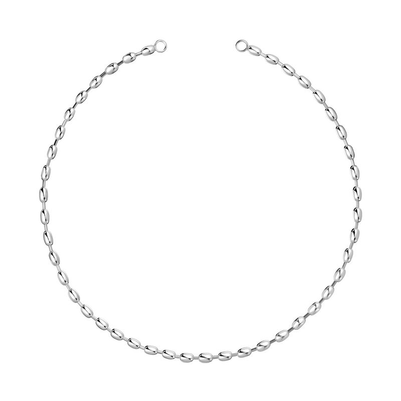 TOUS - Gargantilla de plata con motivos bola 42 cm Hold Oval