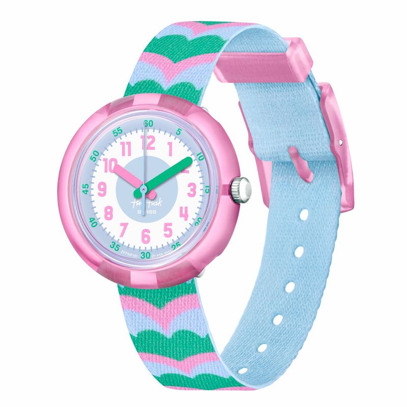 FLIK FLAK - Reloj Flik Flak Niña RETRO SCALES. Reloj Plástico Multicolor ZFPNP151