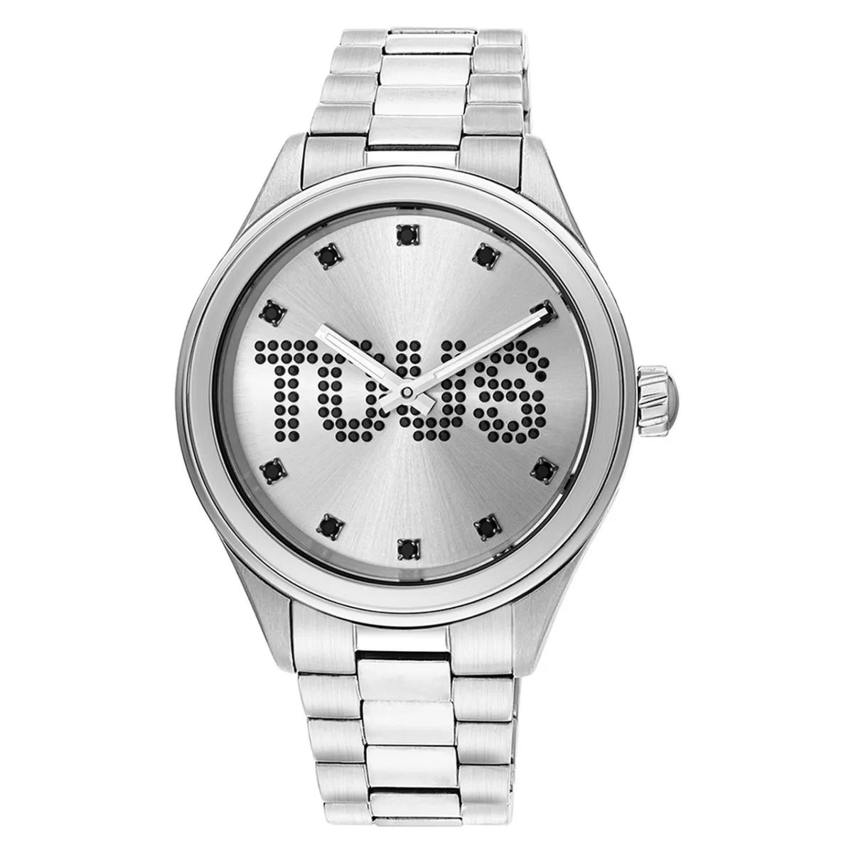 TOUS - Reloj analógico con brazalete de acero y cristales T-Logo
